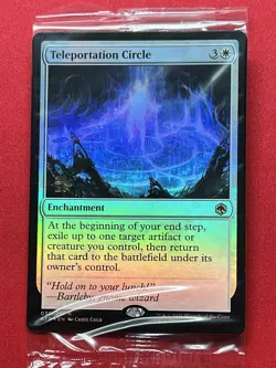 MTG Teleportation Circle Forgotten Realms Prerelease Foil Factory Sealed - Image 1