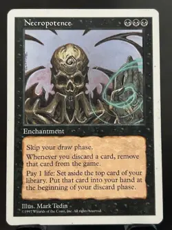 Necropotence Magic: The Gathering 5th Edition 1997 LP - Image 1