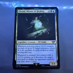 MTG LOTR Custom Commander EDH Elrond Master of Healing Deck Check Details! Magic - Image 1