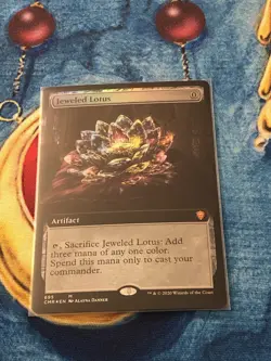 Jeweled Lotus Foil Extended Art Commander Legends Mtg - Image 1