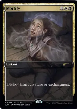 Mortify NM* PROMO Game Day Unique ENGLISH 0021 mtg -UnltdCards - Image 1