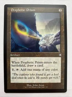 NM Retro Prophetic Prism, MTG, The Brothers' War, Magic the Gathering, 155 - Image 1