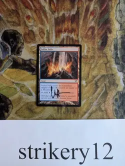 Sulfur Falls - Innistrad - Signed by Cliff Childs - MTG - Image 1
