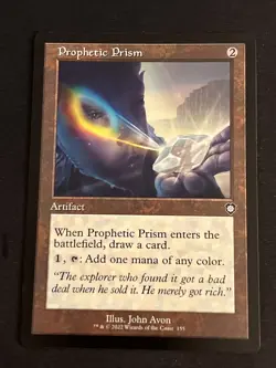 1x Prophetic Prism (Retro) The Brothers' War Commander LP MTG Magic x1 MKE - Image 1