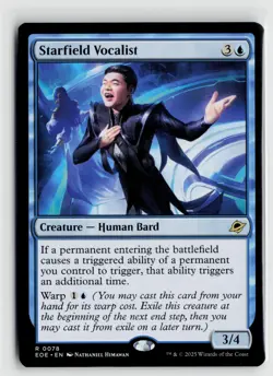 MTG Edge Of Eternities Starfield Vocalist x1 NM Rare 078 - Image 1