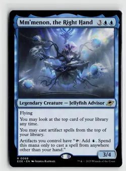 MTG Edge Of Eternities Mm'menon The Right Hand x1 NM Rare 068 - Image 1