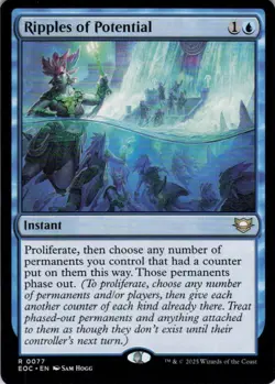 MTG Ripples of Potential (77) | NM | Commander: Edge of Eternities {EOC} - Image 1