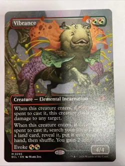 Vibrance (Borderless) Lorwyn Eclipsed #295 Mythic - Image 1