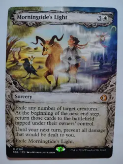 Morningtide's Light - M0301 Regular (Showcase) Lorwyn Eclipsed - MTG - NM - Image 1