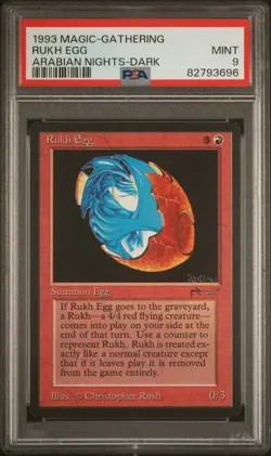 Rukh Egg (Dark) - Arabian Nights - MINT - PSA 9. See MTG in store - Image 1