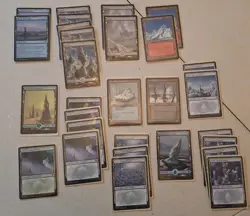 Magic The Gathering Lot of 29 Specialized Lands! Snow Covered, Wastes & More! - Image 1