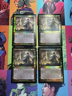 (x4) MTG Queen Kayla bin-Kroog #379 Foil Retro Frame R The Brothers’ War (BRO) - Image 1