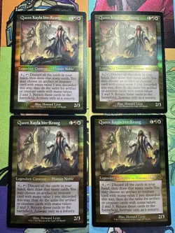 (x4) MTG Queen Kayla bin-Kroog #379 Foil Retro Frame R The Brothers’ War (BRO) - Image 2
