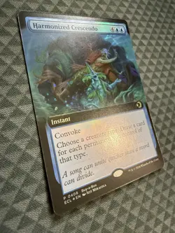 MTG (x2) Harmonized Crescendo Foil Ext. Art Promo Lorwyn Eclipsed (ECL) *special - Image 3