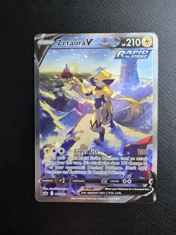 Zeraora v 166/198 Chilling Reign Holo Card Pokemon TCG Full Art English NM - LP - Image 2