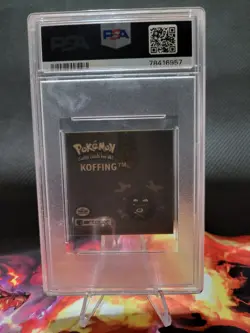 PSA 10 KOFFING G18 *POP 3* 1999 POKEMON STICKERS SERIES 1 RARE GOLD - Image 2