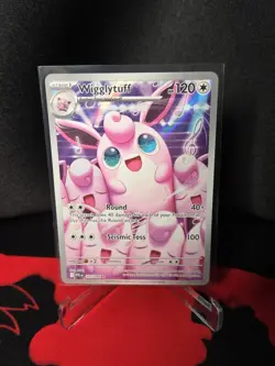 Wigglytuff Illustration Rare 105/094 Me02: Phantasmal Flames POKEMON Holo MINT - Image 1