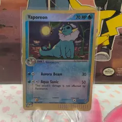 Vaporeon - 25/100 - Pokemon Ex Sandstorm Reverse Holo Rare HP - Image 1