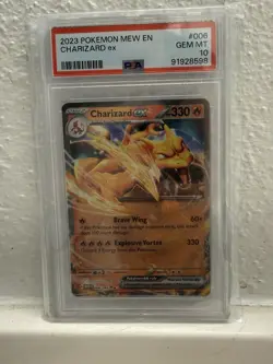 2023 Pokemon English 151 Charizard Ex Double Rare 006/165 PSA 10 Gem Mint - Image 1