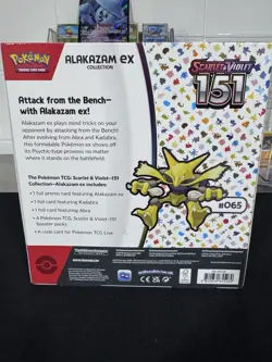 Pokemon TCG: Scarlet & Violet-151 Alakazam ex Collection Booster Box 820650855269 - Image 2
