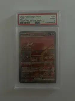 2023 POKEMON SVP EN-SV BLACK STAR PROMO 151 ULTRA-PREM COLL #053 MEW EX PSA 9 - Image 1