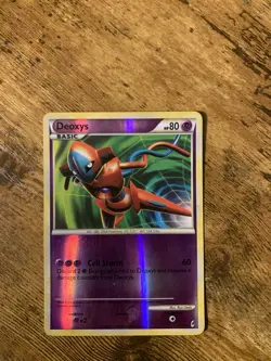 Pokemon Deoxys 2/95 Call of Legends Reverse Holo Holo Rare 80 HP English 2011 - Image 1
