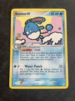 Azumarill 1/109 - Pokemon TCG Team Rocket Returns Rare 2004 - Non Holo MP - Image 1