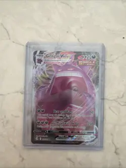 Pokemon TCG Gengar VMAX Alternate Art Fusion Strike Near Mint Condition - Image 1