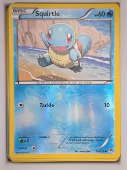 Pokemon TCG Squirtle 24/135 Plasma Storm (PLS) Reverse Holo MP - Image 1