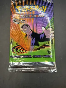 Pokemon TCG Gym Challenge 1st Edition Booster Pack Giovanni Art Sealed 20.7g 742818062244 - Image 5