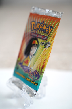 Pokemon TCG Gym Heroes 1st Edition Booster Pack Erika Art WOTC 1999 SEALED - Image 3