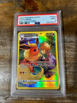 POKEMON 2022 Brilliant Stars Full Art FLAREON #TG01 PSA 9 Mint RARE 5 - Image 1