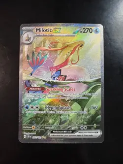 Pokemon TCG Milotic EX Surging Sparks SIR 237/191 SV08 - Image 1