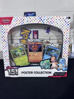 Nintendo Pokemon TCG Scarlet & Violet - 151 Poster Collection Box - 3 Packs 820650853166 - Image 1