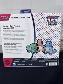 Nintendo Pokemon TCG Scarlet & Violet - 151 Poster Collection Box - 3 Packs 820650853166 - Image 2