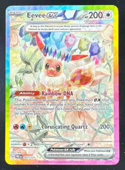 2025 Pokemon SV Prismatic Evolutions - PRE EN #167/131 Eevee ex - Image 1