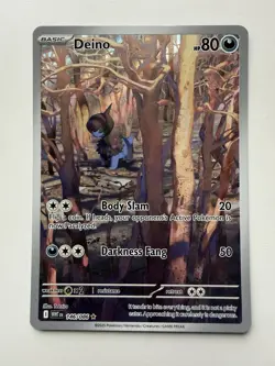 POKEMON - DEINO - 146/086 - ILLUSTRATION RARE - S&V WHITE FLARE - NM / M - Image 1