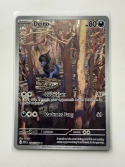 POKEMON - DEINO - 146/086 - ILLUSTRATION RARE - S&V WHITE FLARE - NM / M - Image 3