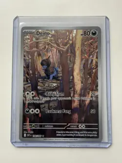 POKEMON - DEINO - 146/086 - ILLUSTRATION RARE - S&V WHITE FLARE - NM / M - Image 4