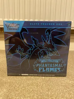 Pokemon TCG Mega Evolution Phantasmal Flames Elite Trainer Box Factory Sealed - Image 2