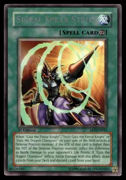 SPIRAL SPEAR STRIKE FET-EN043 RARE FLAMING ETERNITY YU-GI-OH - Image 1
