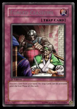 FORCED CEASEFIRE FET-EN060 RARE FLAMING ETERNITY YU-GI-OH - Image 1