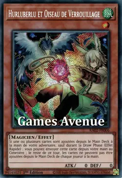 Yu-Gi-Oh ! Hurluberlu et Oiseau de Verrouillage RA02-FR006 (Version 2) VF/SECRET - Image 1