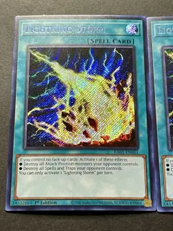3x Lightning Storm | RA01-EN061 | Secret Rares | NM | 1st Edition | YuGiOh! - Image 4