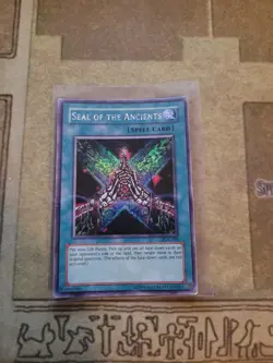 YUGIOH SEAL OF THE ANCIENTS PCR-003 SECRET UNLIMITED ED LP PROMO - Image 1