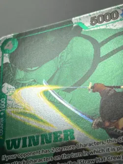 Roronoa Zoro (Winner Pack 2025 Vol. 3) EB02-019 One Piece Promotion Foil MINT - Image 3