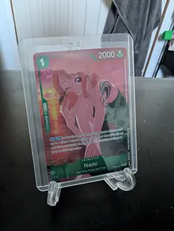 One Piece TCG - Nami Alt Art EB02-017 Foil R English Anime 25th Collection - Image 1