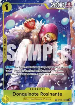 Donquixote Rosinante - (OP12-108) Treasure Rare - One Piece The Azure Sea's Seve - Image 1