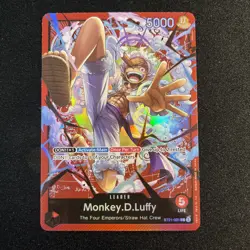 • Monkey.D.Luffy • ST21-001 Leader EX: Gear 5 One Piece TCG English C - Image 1