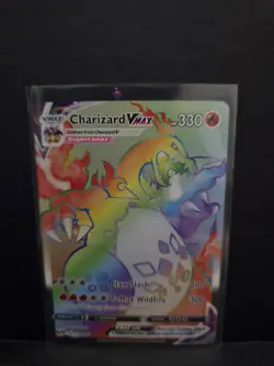 Pokemon Charizard VMAX Secret Rare Full Art Holo 74/73 Champions Path 330HP - Image 2